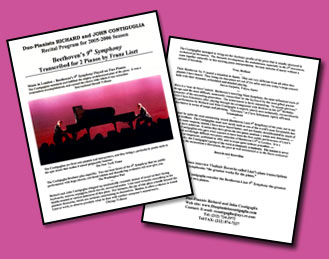 Recital Program for 2005-2006 Season
