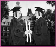 Richard and John Contiguglia at Yale Graduation